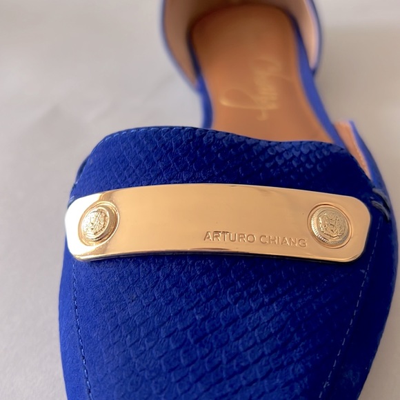 Arturo Chiang Navy Shoes size 7.5 - Picture 5 of 6